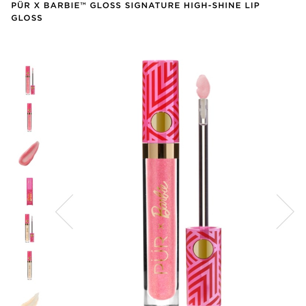 NWT PÜR x Barbie Gloss in shade Boss Gloss